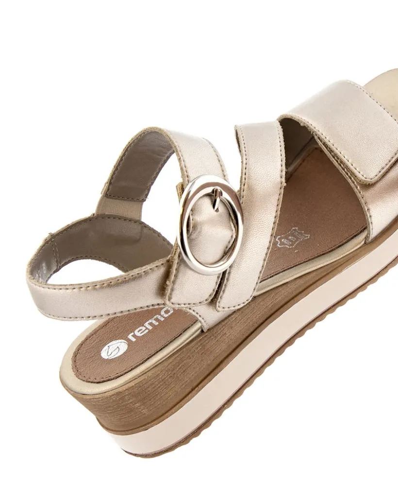 Remonte Guld Sandalett
