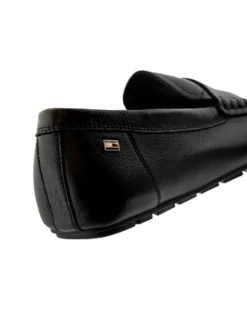 Tommy Hilfiger Flag Leather Driver Loafer