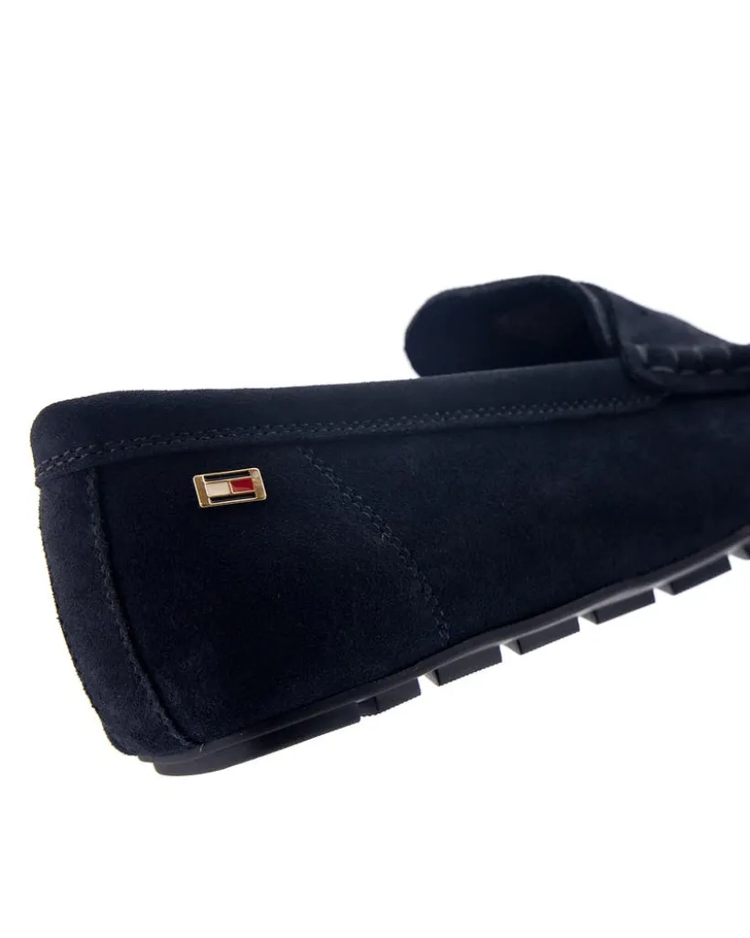 Tommy Hilfiger Flag soft suede driver loafer