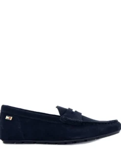 Tommy Hilfiger Flag soft suede driver loafer