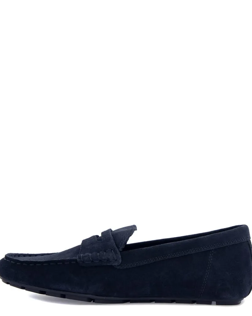 Tommy Hilfiger Flag soft suede driver loafer