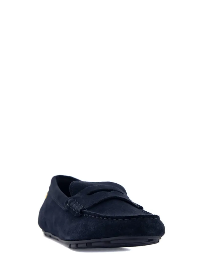 Tommy Hilfiger Flag soft suede driver loafer