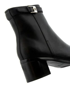 Tommy Hilfiger TH Buckle Riding Mid Heel Boot