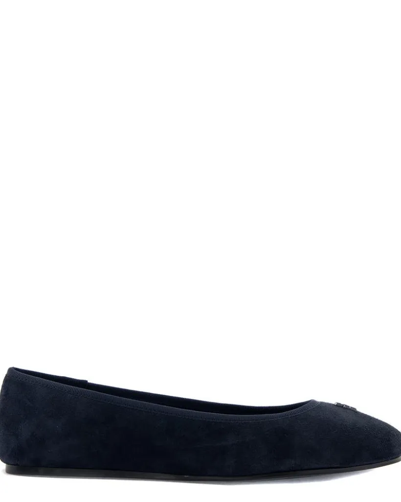 Tommy Hilfiger TH Hardware Suede Ballerina