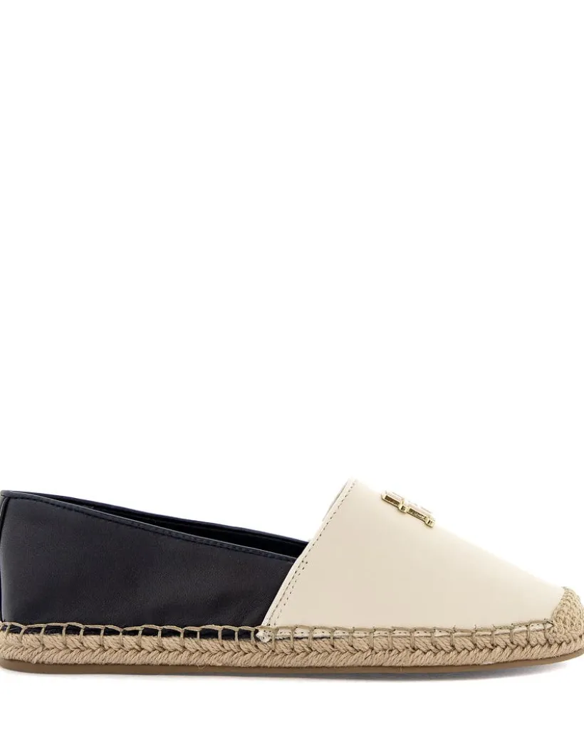Tommy Hilfiger TH Logo Leather Espadrille