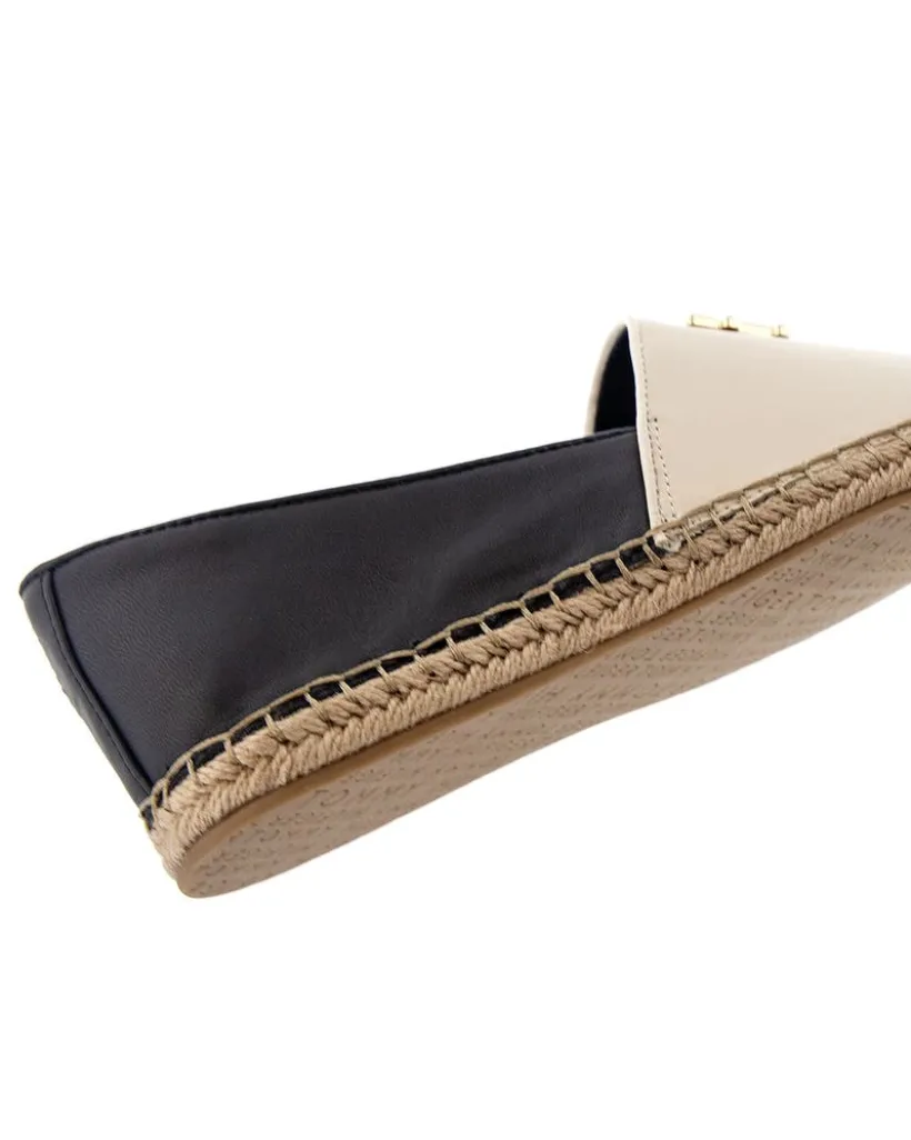 Tommy Hilfiger TH Logo Leather Espadrille